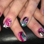 Nail art - gel nails - acrylic nails